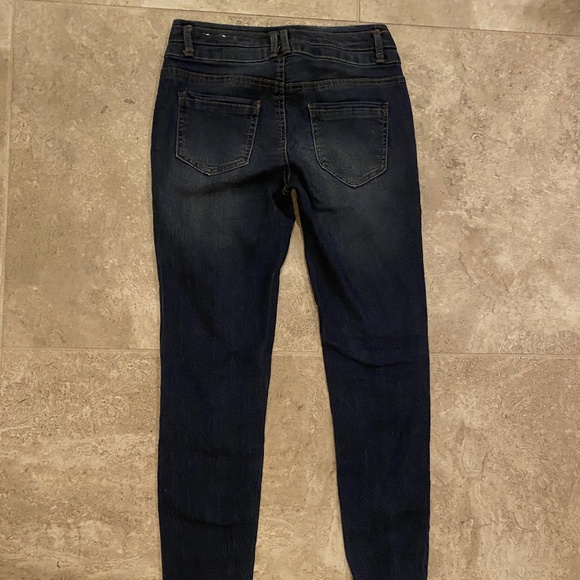 🎉Blue Spice Jeans - Size 1 Juniors, Distressed Medium Wash - Picture 4 of 5